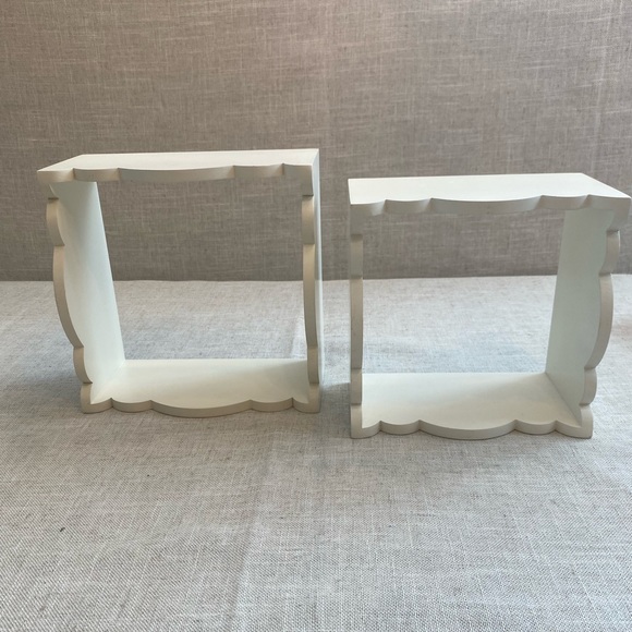 Unk Wall Decor Two Wall Hanging White Shadow Boxes Poshmark